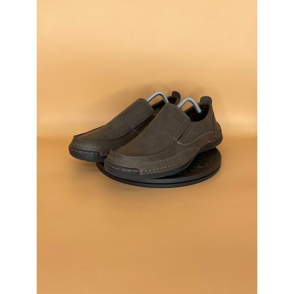 Mens Izod Thomas Memory Foam Slip On Loafers Size 10.5 Brown - Picture 2 of 6